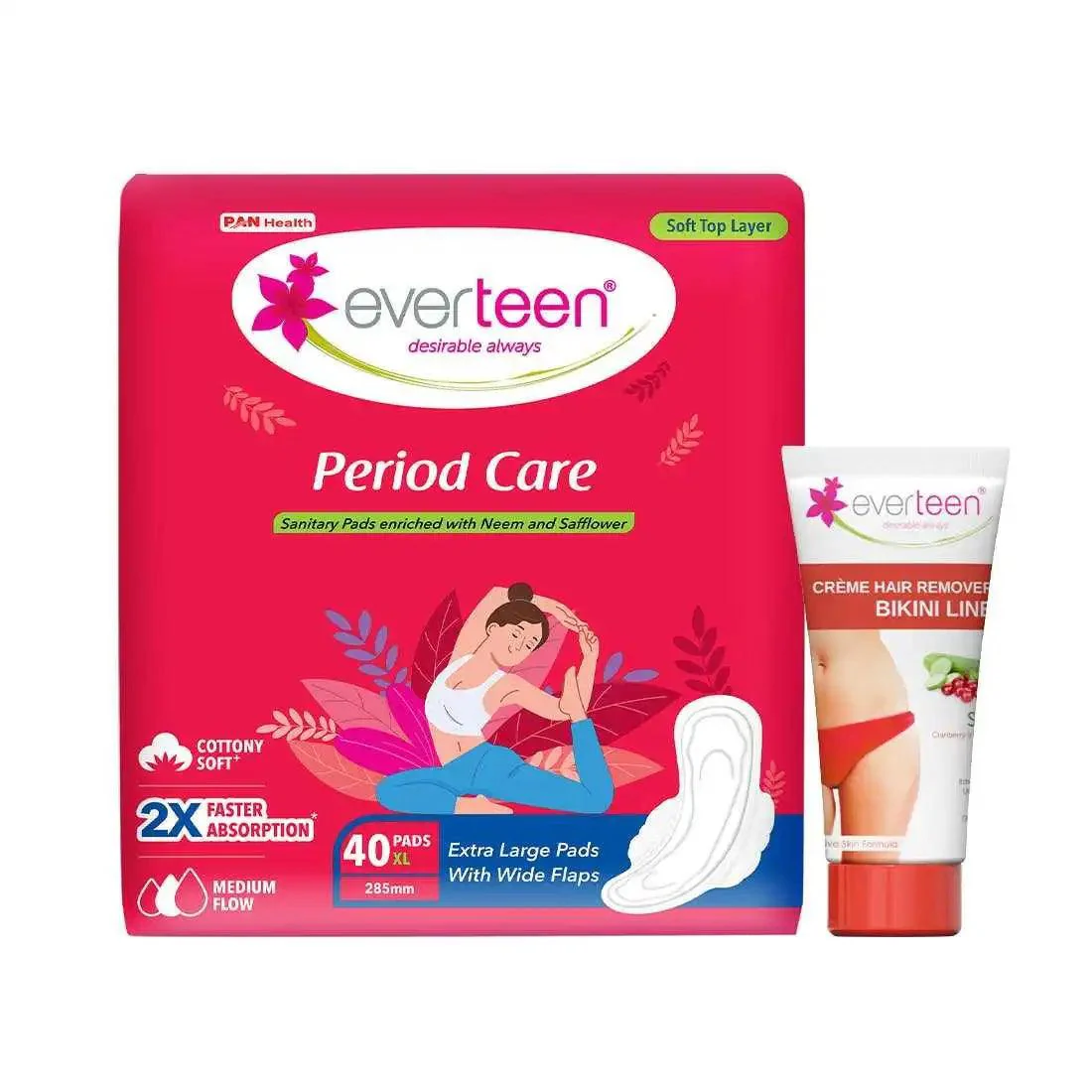 everteen-period-care-xl-soft-40-pads-and-silky-bikini-line-hair-remover-cream-50g-everteen-neud-com-1