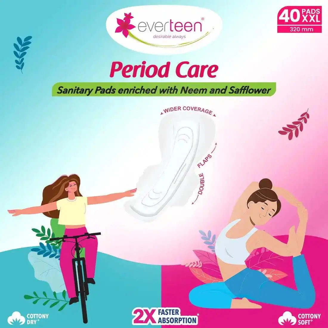 everteen-period-care-xxl-sanitary-pads-with-double-flaps-neem-and-safflower-40-pads-everteen-neud-com-1